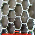 Espaciamiento del agujero 2cm-6cm Acero inoxidable Tortoise Shell Mesh (Fábrica)